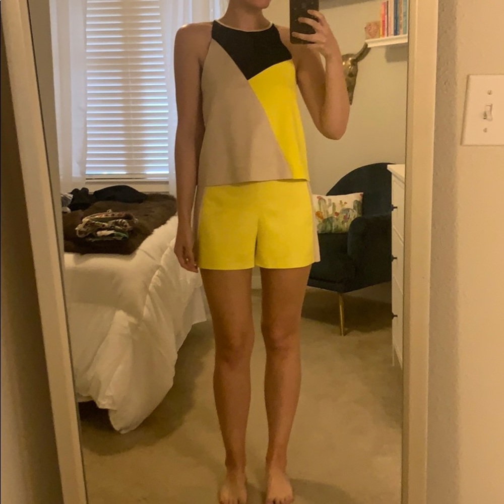NWOT Zara 2 Piece Color Block Set